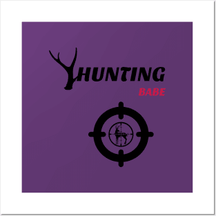 hunting babe Posters and Art